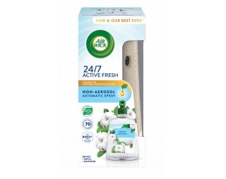 Air Wick Naturmatic komplet Fresh Cotton 228 ml
