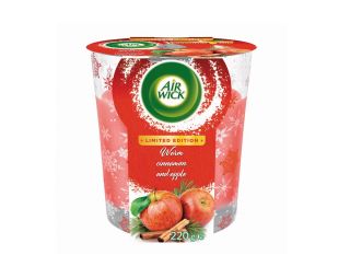 Air Wick sveča Warm Cinnamon & Apple 220g