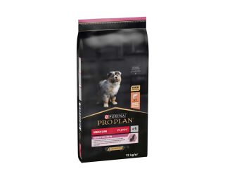 PRO PLAN medium Puppy Sensitive Skin, losos, 12 kg