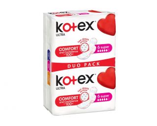 KOTEX Super 12/1 duo vložki