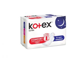 KOTEX Night 6/1 vložki