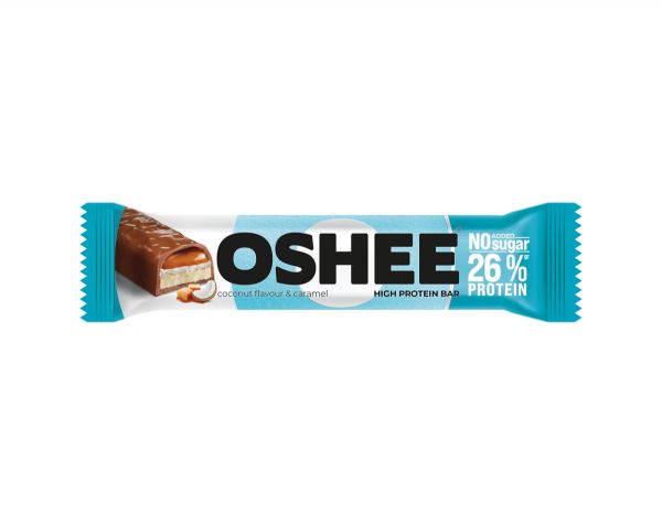OSHEE proteinska čokoladica kokos & karamela, 48 g