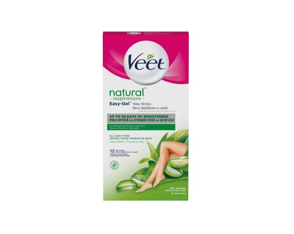 Veet depilacijski lističi 12kos Natural Aloe Vera Body