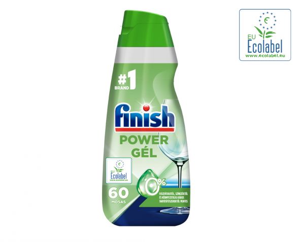 Finish Power 0% gel za strojno pomivanje posode 900 ml (XL)