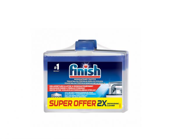 Finish tekočina za čiščenje pomivalnega stroja  2x250 ml