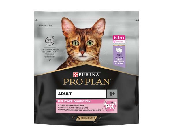 PRO PLAN Delicate Digestion Adult, puran, 400g