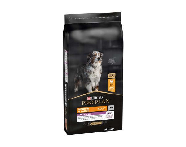 PRO PLAN medium&large Adult7+, piščanec, 14 kg