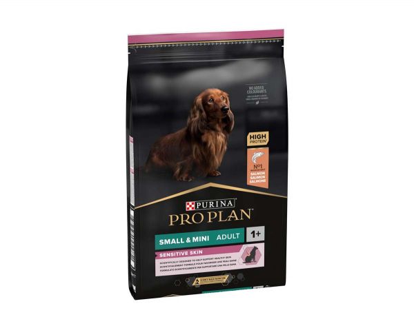 PRO PLAN small&mini Adult Sensitive Skin, losos, 7 kg