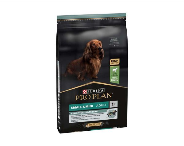PRO PLAN small&mini Adult Sensitive Digestion, jagnjetina, 7 kg