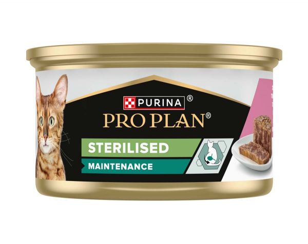 PRO PLAN Steril Maintainance, mokra mačja hrana, tuna, losos 85 g