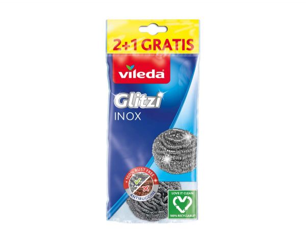 Vileda gobica Glitzi Inox Spiral 2+1/1