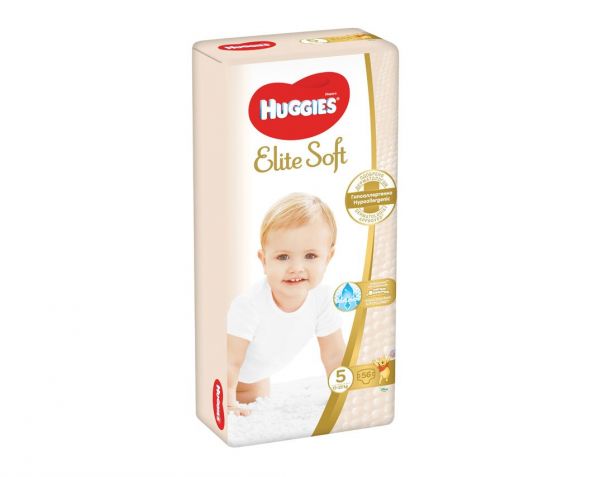 HUGGIES Elite Soft (5) Mega 56/1 plenice