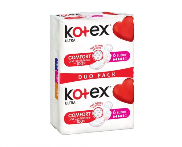 KOTEX Super 12/1 duo vložki