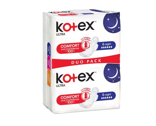 KOTEX Night 12/1 duo vložki