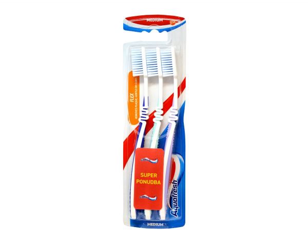 Aquafresh Clean&Flex-R3 Trio Pack zobna ščetka