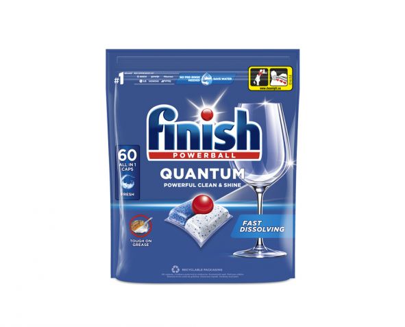 Finish Quantum All in 1 Regular kapsule za strojno pomivanje posode 60 kos (3XL)