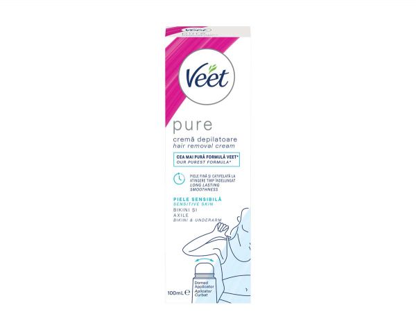 Veet depilacijska krema 100ml Pure Bikini&Underarm