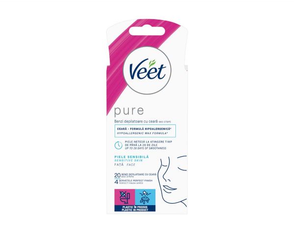 Veet depilacijski lističi 20kos Pure Face