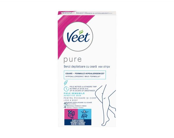 Veet depilacijski lističi 40kos Pure Legs