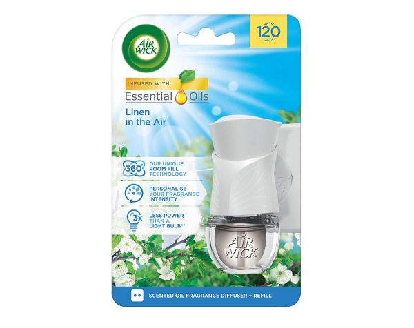 Air Wick električni komplet Linen in the Air 19ml