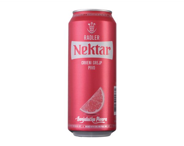 Nektar radler z okusom grenivke 2,1%,  500 ml, pločevinka