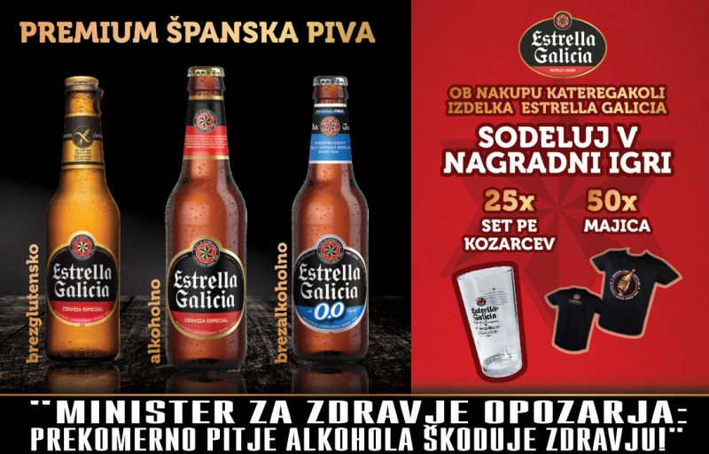 Vseslovenska nagradna igra - Estrella Galicia!