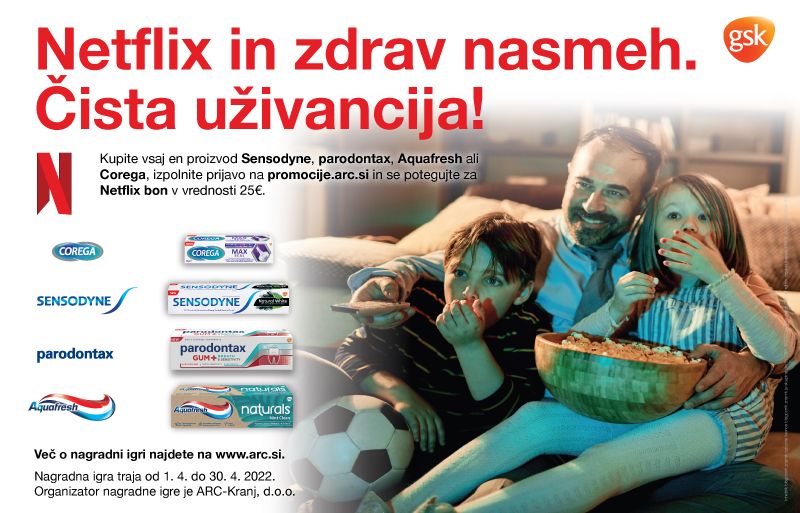 Netflix in zdrav nasmeh. Čista uživancija!
