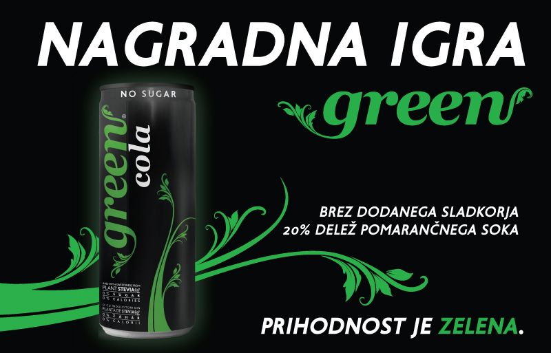 Green cola nagradna igra - Bovec