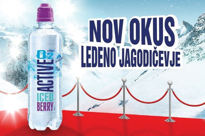 Nov okus vode ACTIVE 02 z okusom ledenega jagodičevja