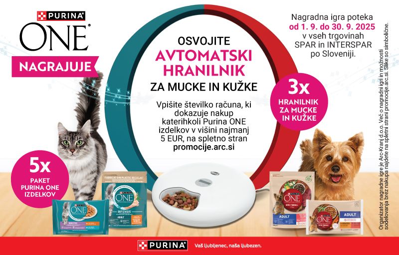 Purina ONE nagrajuje v Spar trgovinah 2025