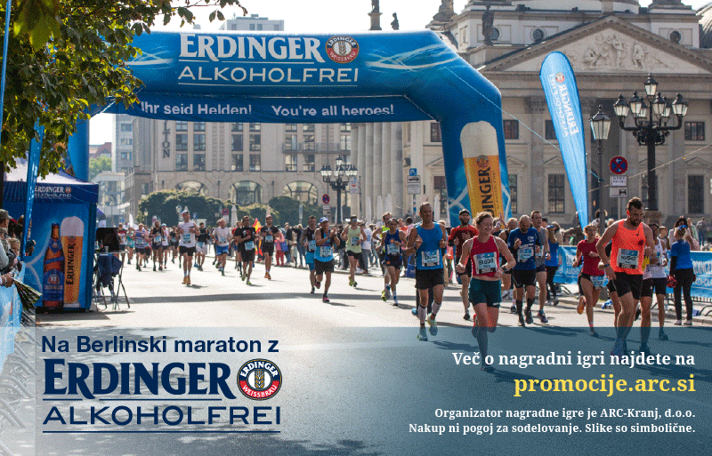Erdinger Alkoholfrei te pelje na Berlinski maraton – INSTAGRAM 2026