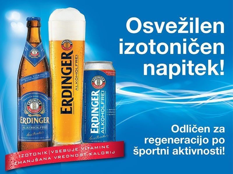 Erdinger Alkoholfrei brezalkoholno pivo  izotonik