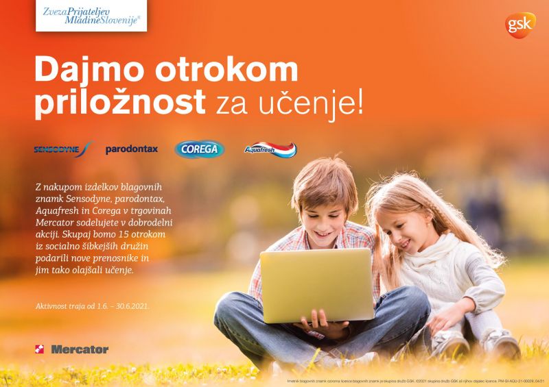DOBRODELNA AKCIJA: DAJMO OTROKOM PRILOŽNOST ZA UČENJE!