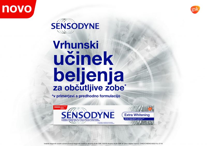 Sensodyne Extra Whitening zobna pasta