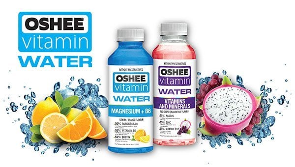 OSHEE vitaminske vode z novo formulo