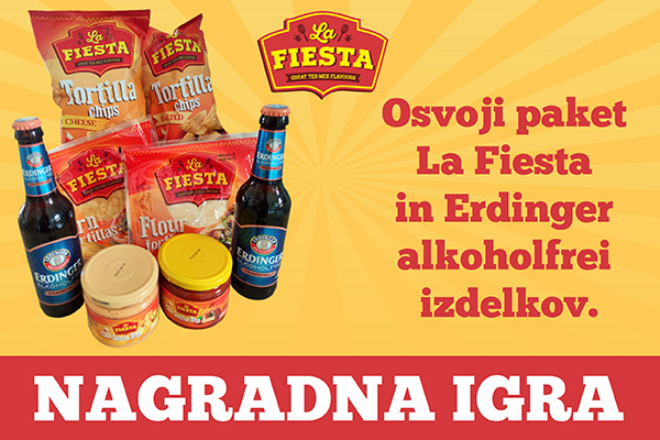 Instagram nagradna igra - Osvoji paket La Fiesta in Erdinger alkoholfrei izdelkov