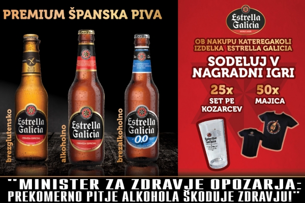 Vseslovenska nagradna igra - Estrella Galicia!