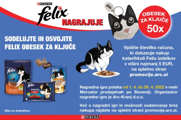 MERCATOR NAGRADNA IGRA “Purina FELIX nagrajuje“ MERCATOR NAGRADNA IGRA “Purina FELIX nagrajuje“