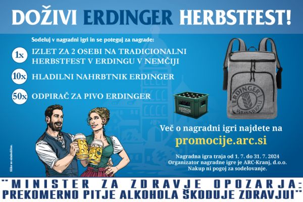 Nagradna igra Doživi Erdinger Herbstfest! Nagradna igra Doživi Erdinger Herbstfest!