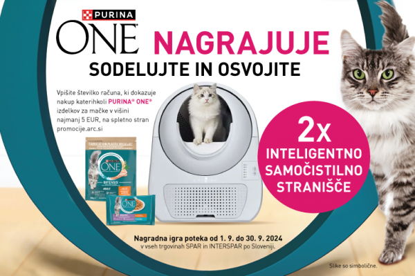 Purina ONE nagrajuje v Spar trgovinah - september 2024 Purina ONE nagrajuje v Spar trgovinah - september 2024