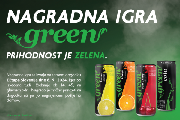 Green cola nagradna igra - L'Etape Slovenija Green cola nagradna igra - L'Etape Slovenija