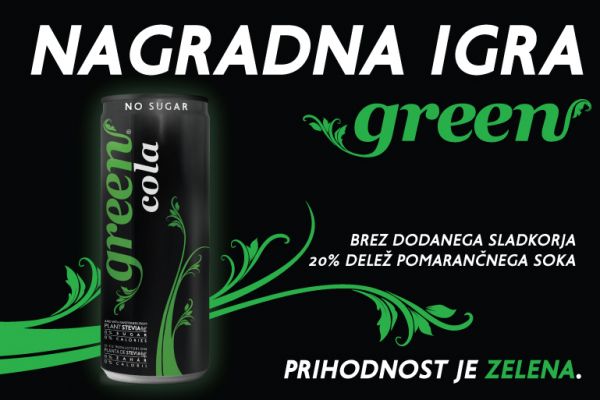 Green cola nagradna igra - Bovec Green cola nagradna igra - Bovec