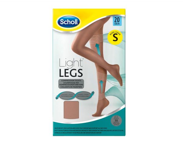Scholl Kompresijske hlačne nogavice Light Legs 20 DEN S Kožna barva
