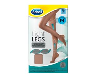 Scholl Kompresijske hlačne nogavice Light Legs 20 DEN M Kožna barva