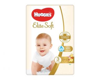 HUGGIES Elite Soft (3) Mega 80/1 plenice