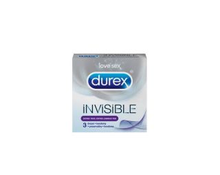 Durex kondomi 3/1 Invisible Lubricated
