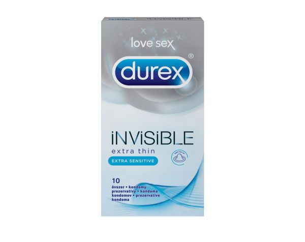 Durex kondomi 10/1 Invisible Sensitive