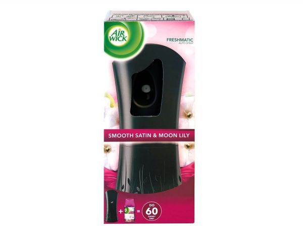 Air Wick Freshmatic komplet  Smooth Satin & Moon Lily 250ml