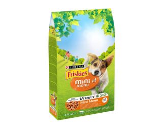 Friskies Mini menu - suha hrana za manjše pasme psov