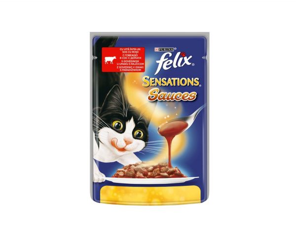 Felix Sensations Sauces - mokra hrana za odrasle mačke